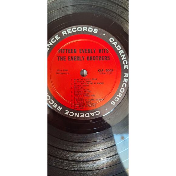 Original '63 The Everly Brothers- 15 Everly Hits- CLP3062- USA Mono LP VG/VG - Picture 6 of 12